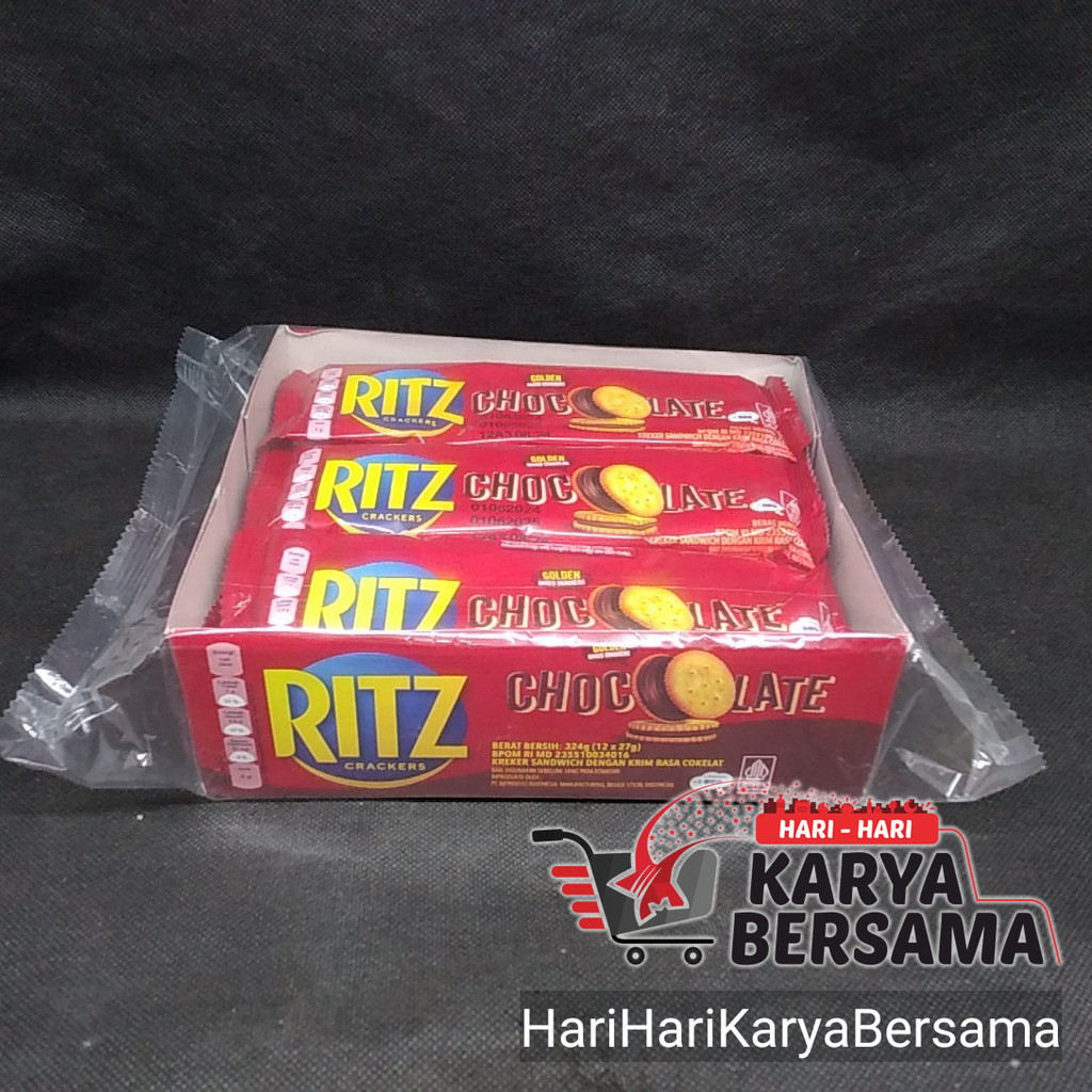 

RITZ CRACKERS SANDWICH CHOCOLATE BOX 12'S X 27GR