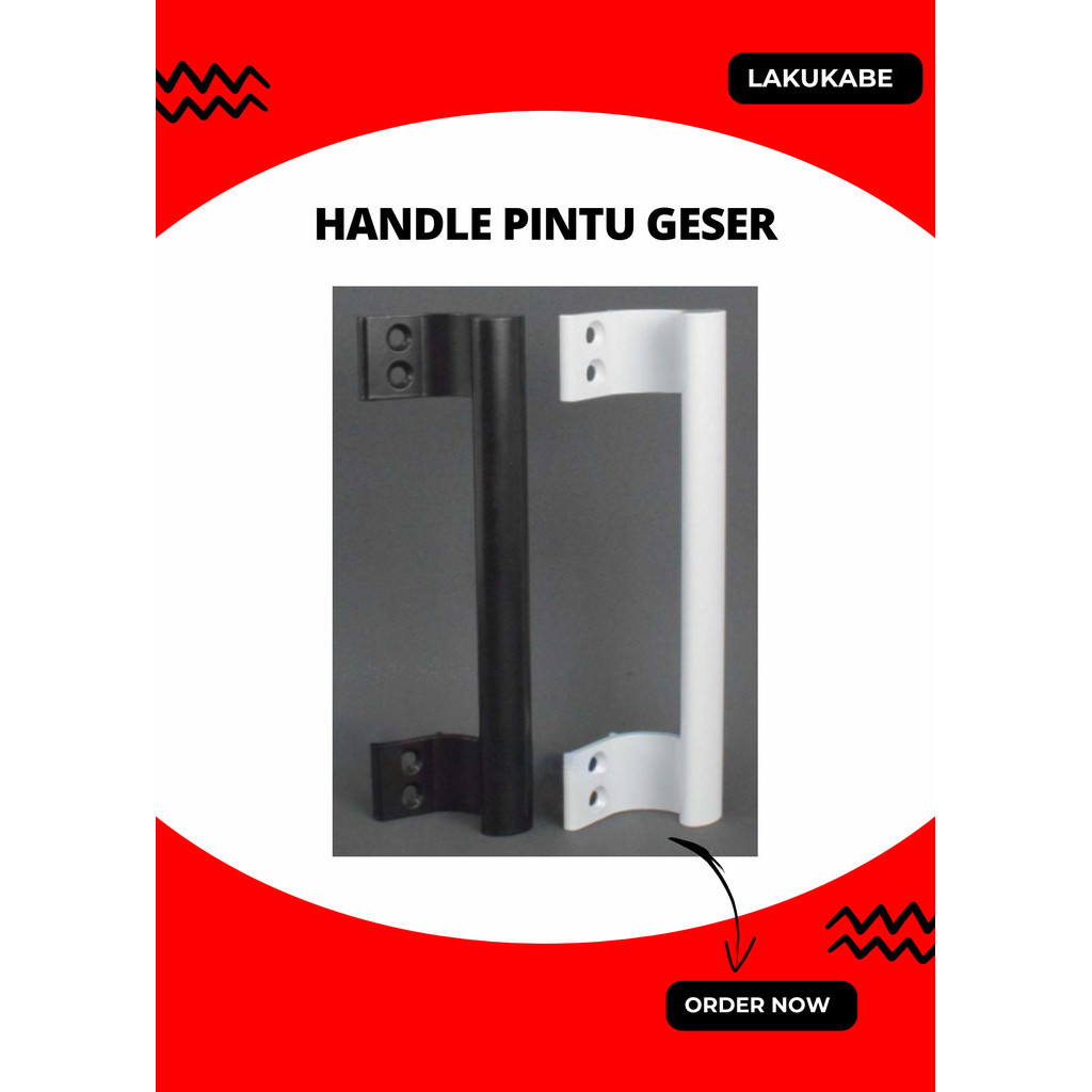 Handle Pintu Swing Geser Dorong Tarikan Sliding Aluminium UPVC Weldom