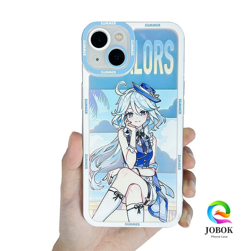 Casing Realme Furina Genshin Impact Focalors  Case Bening Clear CaseRealme C55 C53 C51 C30s C21y C25