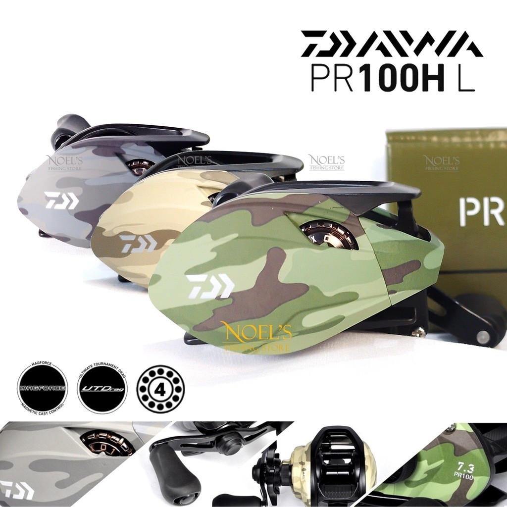 Reel BC DAIWA PR100H L (kiri) Magforce | Ratio 7.3