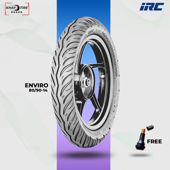 Ban Motor Matic IRC ENVIRO 80/90 Ring 14 Tubeless