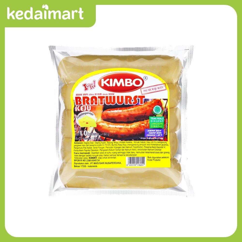 

Kimbo Mini Bratwurst Keju Isi 10