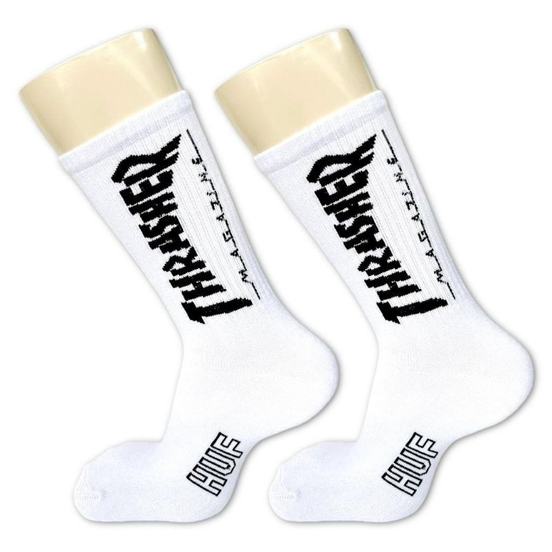 Kaos Kaki THRASHER Putih Odschool Kaos Kaki Skate