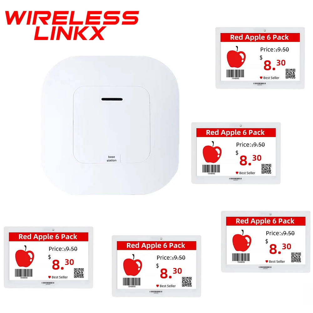 

7.5Inch Digital Price Tag E-Ink Labels Screen Epaper Shop Electronic Shelf Label Digital Esl Price Tags For Store Factory