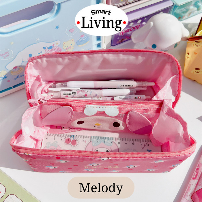 

NEW ! BEST SELLER SMRTLIV - Kotak Pensil Sanrio / Pouch Kuromi / Dompet Kosmetik Sanrio - PCH003 - Melody