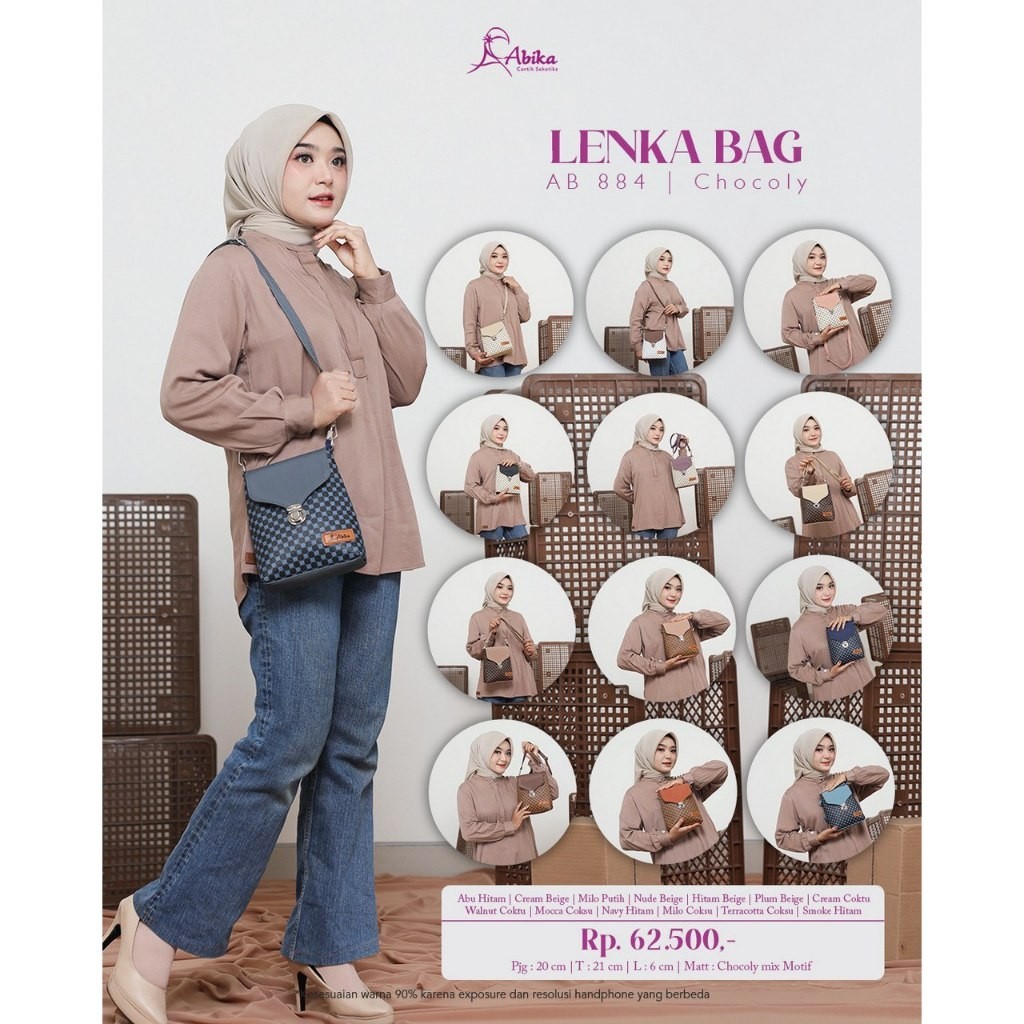 Tas Wanita Abika / Lenka Bag / Tas Selempang Kekinian