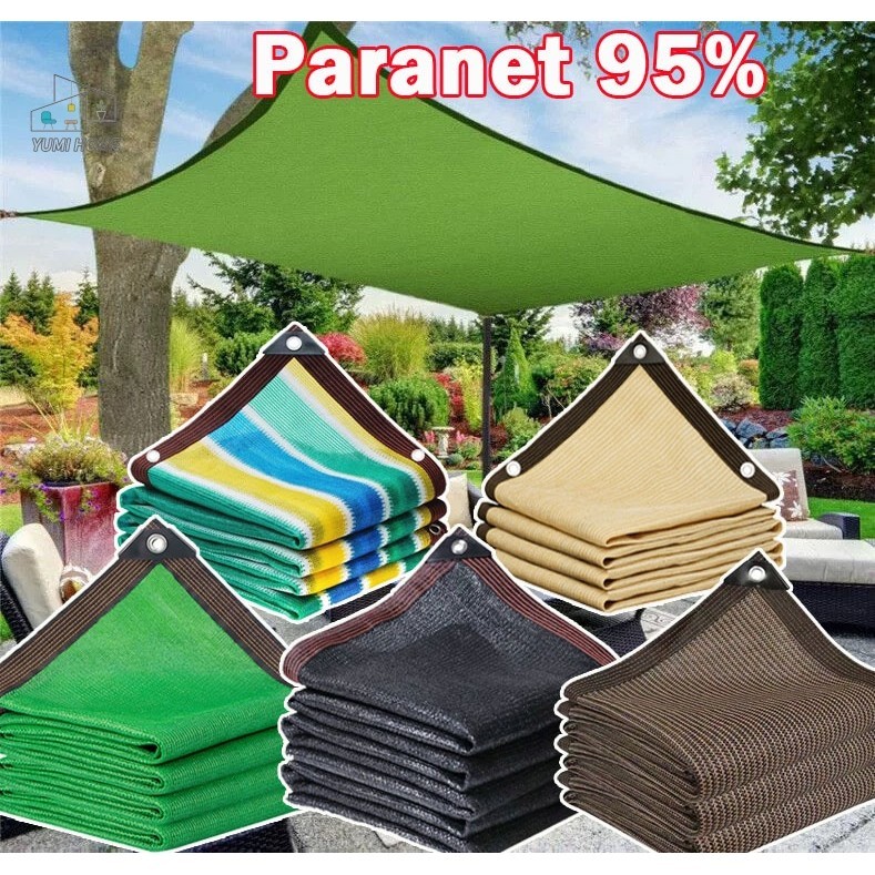 95% Paranet Anti-UV Jaring /Nylon Anti Panas Enkripsi 12-pin Jaring Paranet/terpal plastik bening/Ja