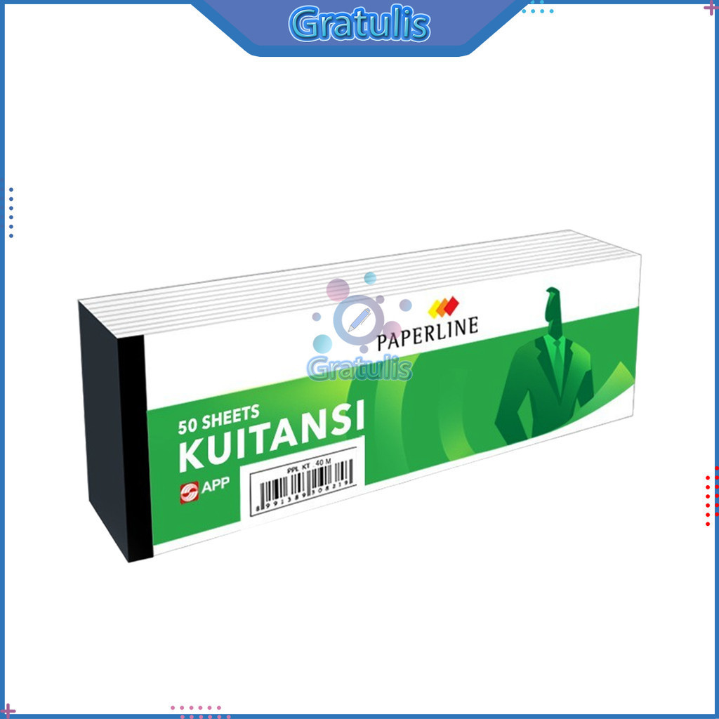 

KUITANSI PAPERLINE PPL KT 40 M (1 PACK/10 BUKU) / KERTAS KWITANSI / BUKTI TANDA PEMBAYARAN / KUITANSI KECIL