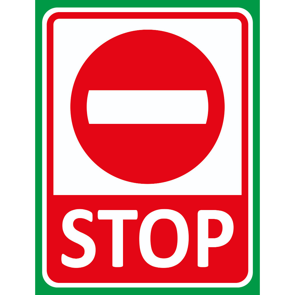 

STICKER & ACP SIGN RAMBU K3 PERINGATAN STOP FORBODEN DILARANG MASUK