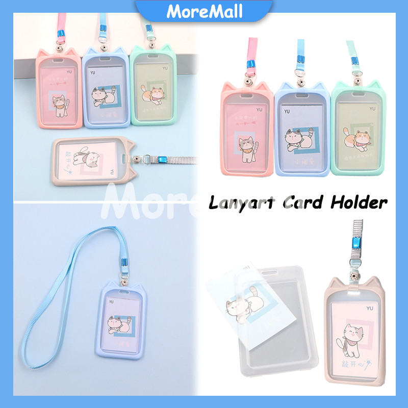

Kartu Akses Kantor Lanyard Card Holder Motif Kucing/Lanyart Card Holder