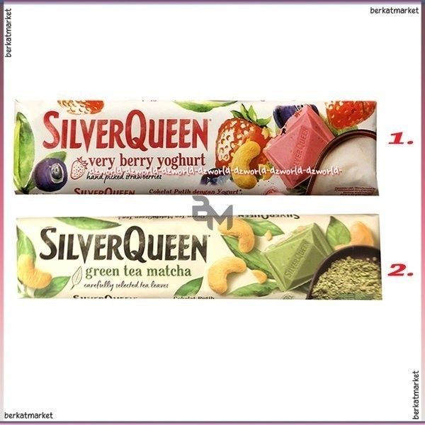 

CHOCOLATE BAR SILVERQUEEN CHOCOLATE MATCHA BERRY YOGURT 62G