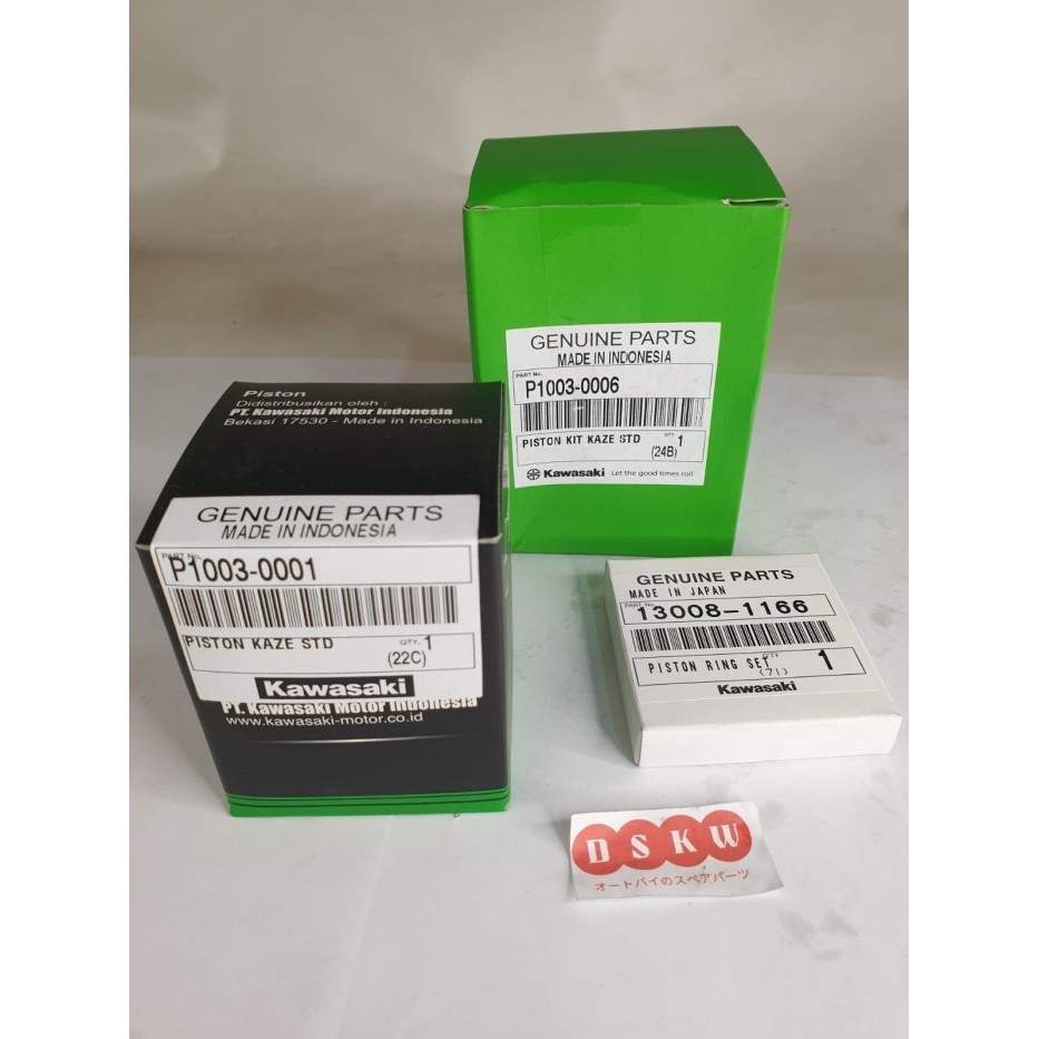 Piston & Ring Piston STD Standar KAZE KGP P1003-0006