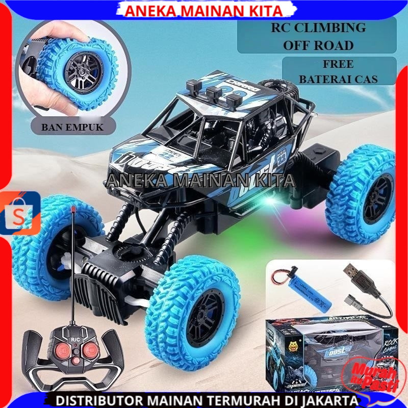 

Mainan Anak Mobil Remote Control Off Road Climbing Car Boost Baterai Cas