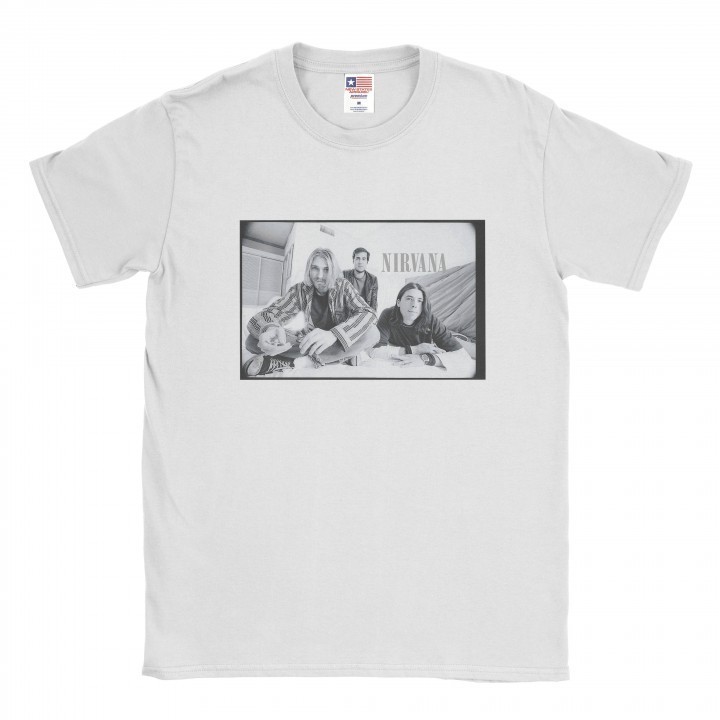 BAND - Nirvana Photo Box T-Shirt - Baju Kaos - Cotton Combed 24s