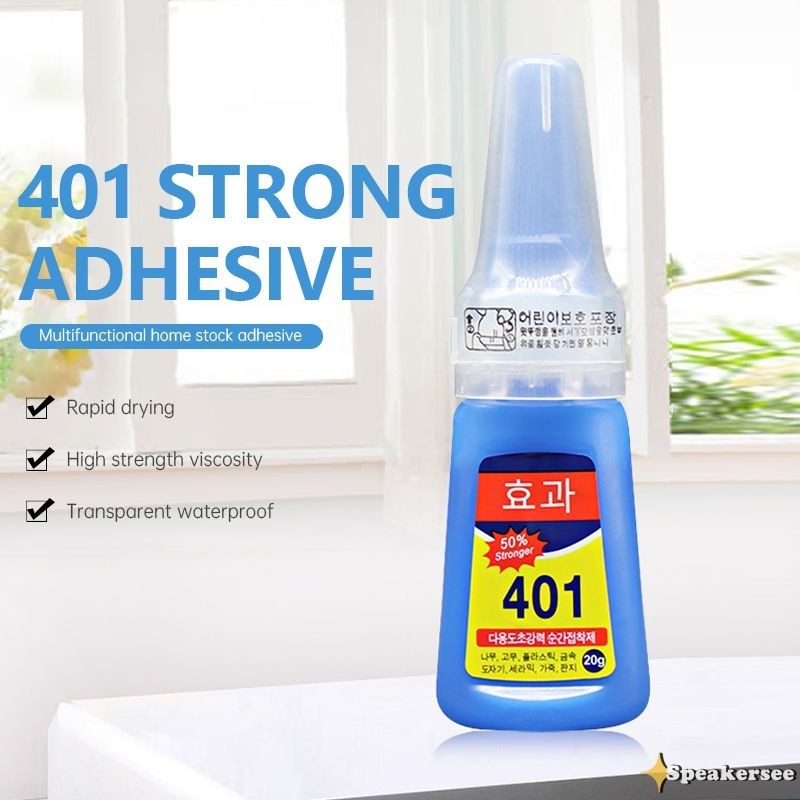 

[Ready stock]Versi Korea 401 Lem Cepat Kering Lem Kuat Tahan Air Lem Rumah Tangga Universal Lem Kuku-SS