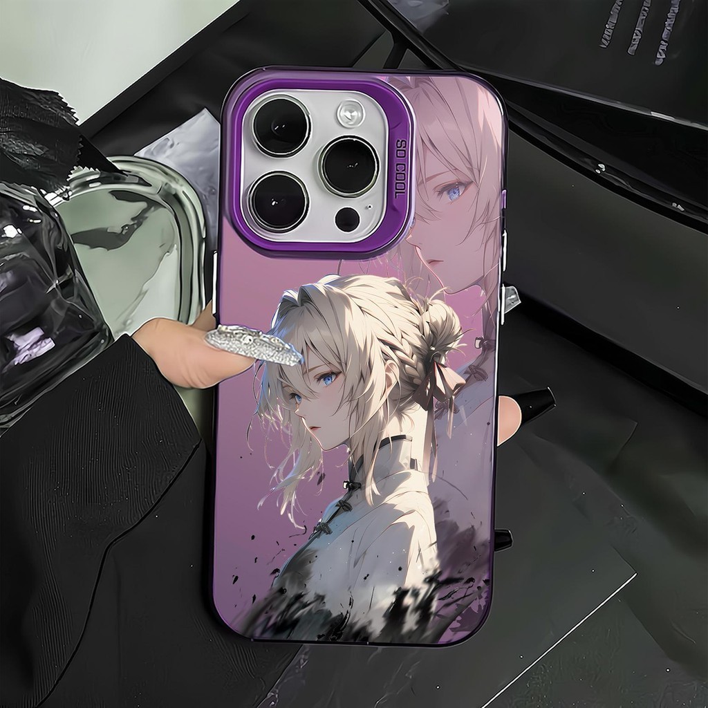 Casing Violet Violet Eternal Garden case hp applicable to SAMSUNG A02 A02S A03 A03S A04 A04S A05 A05