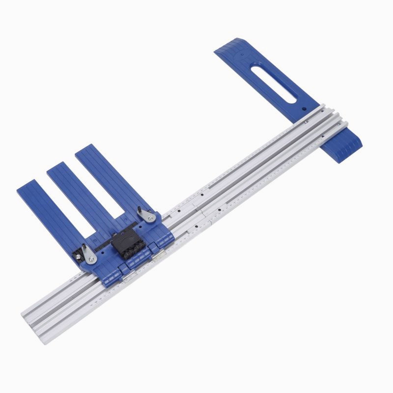Geser Rel Pemotongan Tetap Kreg Rip Cut Sircular Saw Edge Guide System Guide Fence Mal Dudukan Mesin
