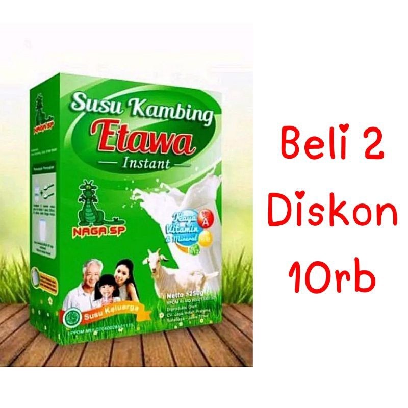 

Susu Kambing Etawa Naga SP isi 250gr / Goat Milk