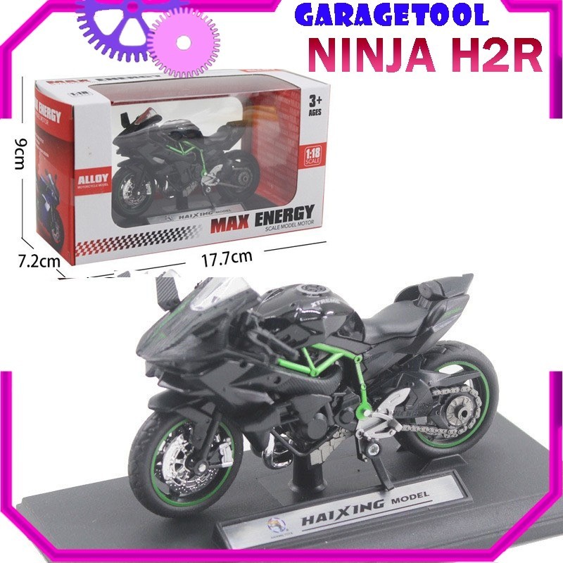 LM21I GT| 1:18 Miniature Motor Balap Yamaha Ducati NINJA H2R Diecast Motor Gp Yamaha Miniatur Motor 