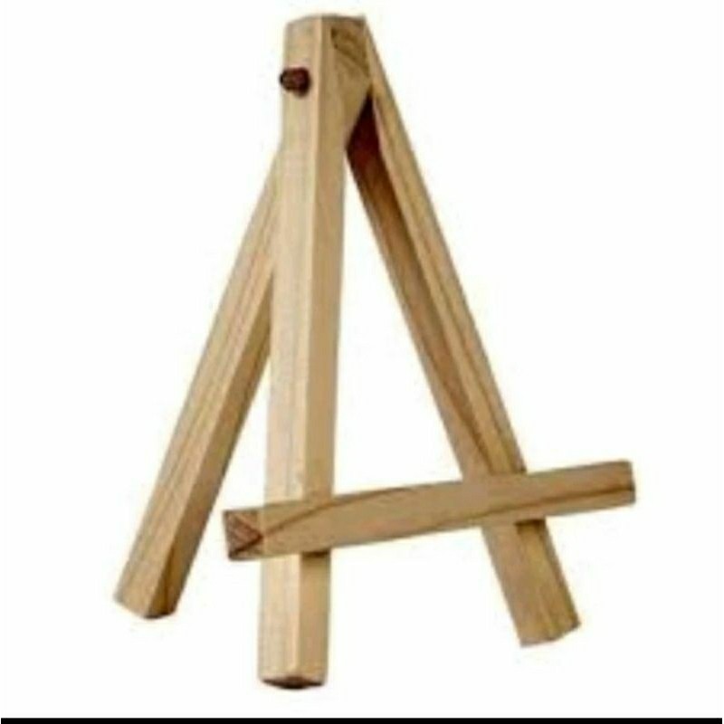 

PROMO Mini easel tripod kayu kecil stand foto stand handphone stand menu ukuran lebar 10cm tinggi 15cm AESTHETIC