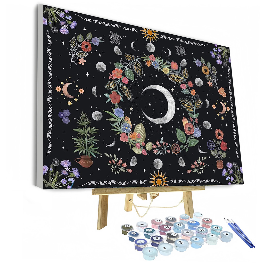 

Paint by Numbers Kit for Adults，children，Beginner to Advanced NumberOil Paintin ，Home Decor ，DIY Art Scenery Oil Paintin 40X50CM