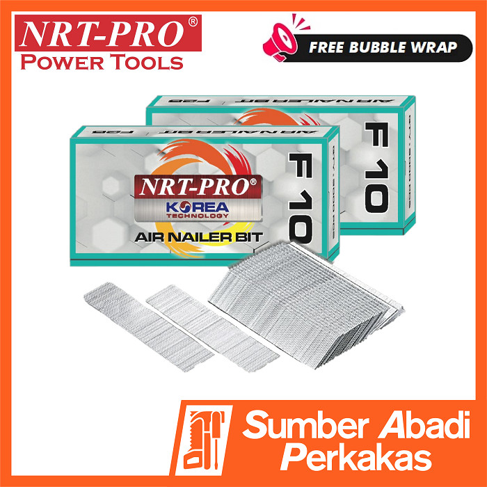 

NRT-PRO F10 MO Isi Mesin Staples Mata Paku Tembak Lurus Air Nailer Nail Gun Stapler Angin F 10 MO F10MO
