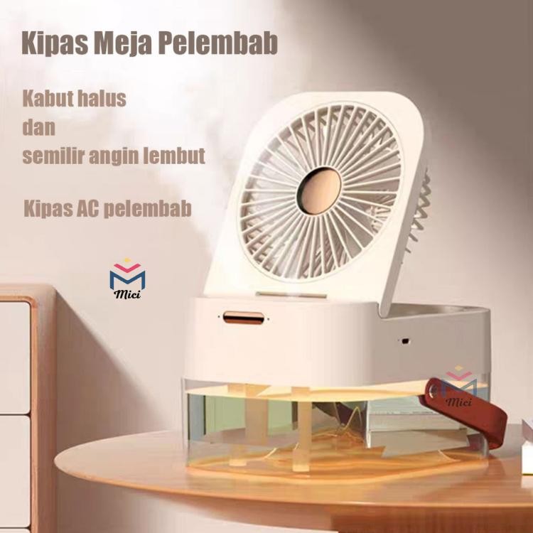 MICI Kipas angin Ac lubang ganda Kipas model ac Mini Air cooler Fan Portable