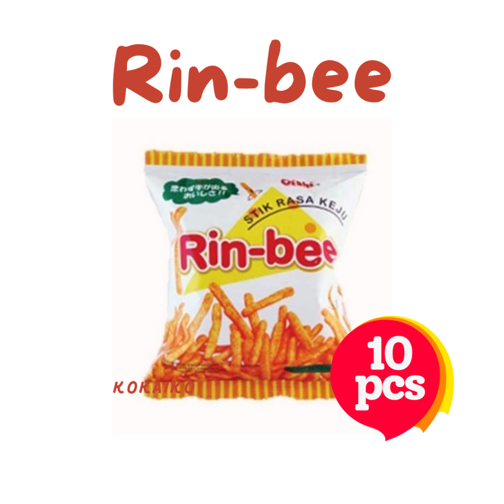 

Oishi Rinbee Rasa Keju (1 Renceng isi 10 pcs @10gr)