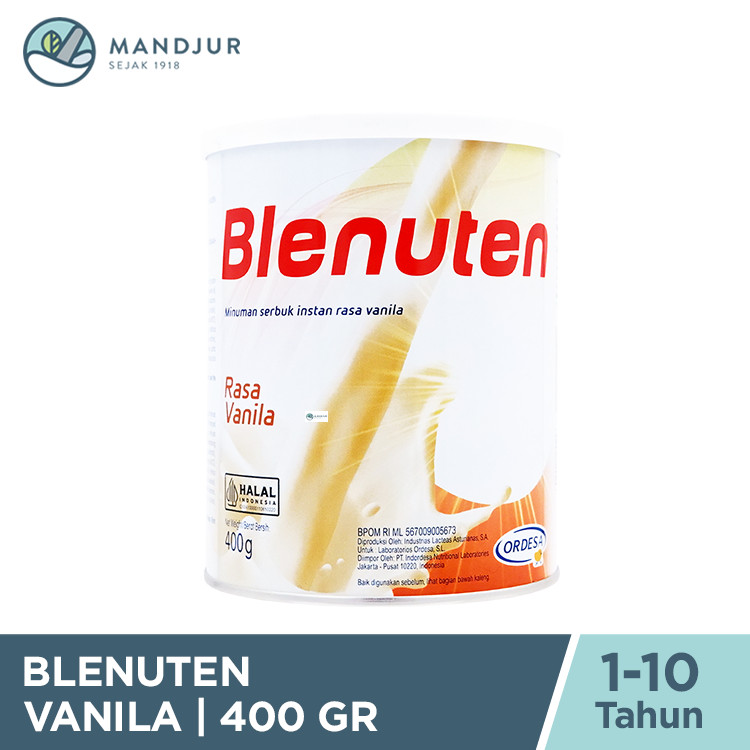 

Blenuten Vanilla 400 gr - Susu Pertumbuhan Anak
