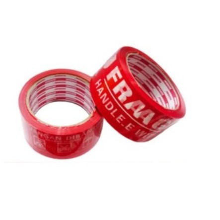 

Lakban Fragile Jangan Dibanting Merah 48mm x 50m Sazanami