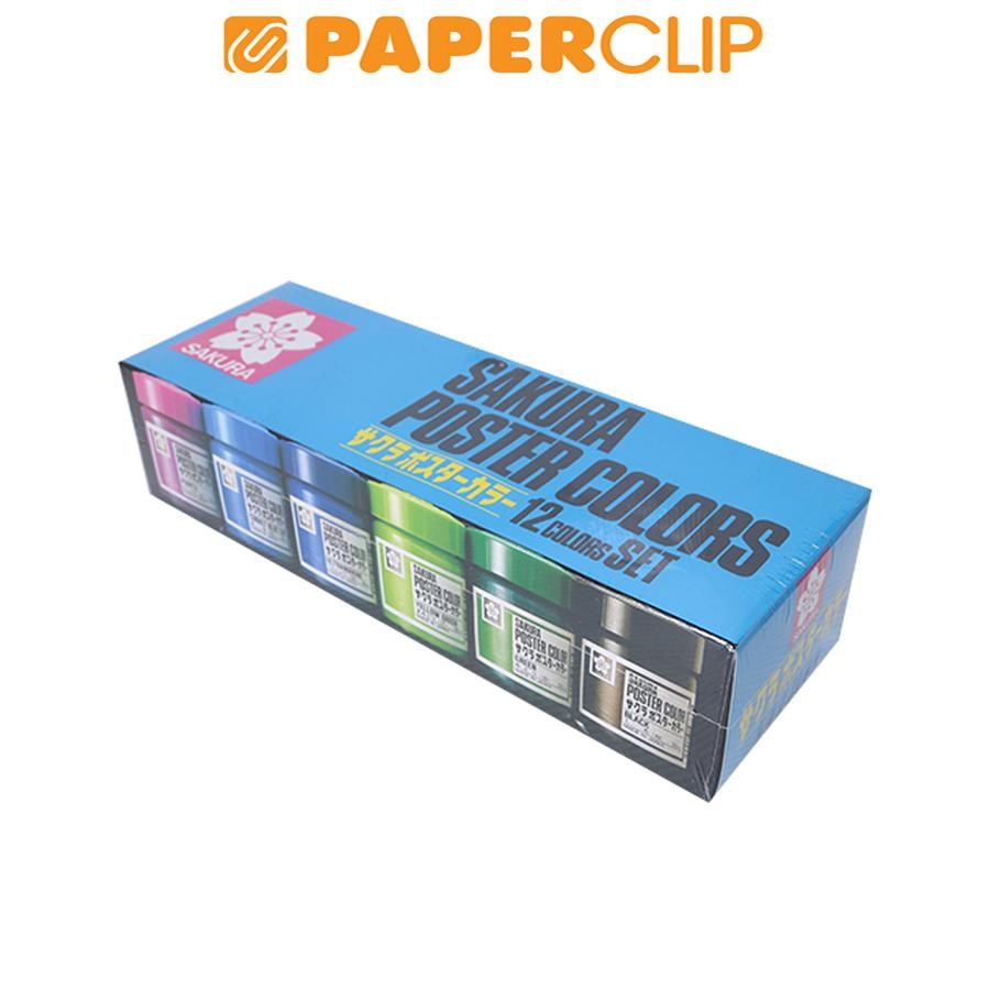 

POSTER COLOR SAKURA SET 12C 30ML PW-12