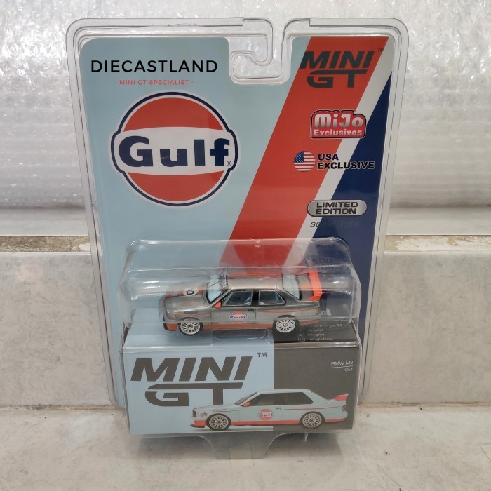 Mini GT #314 1/64 BMW M3 E30 Gulf CHASE MGT00314MJ Minigt MGT Diecast