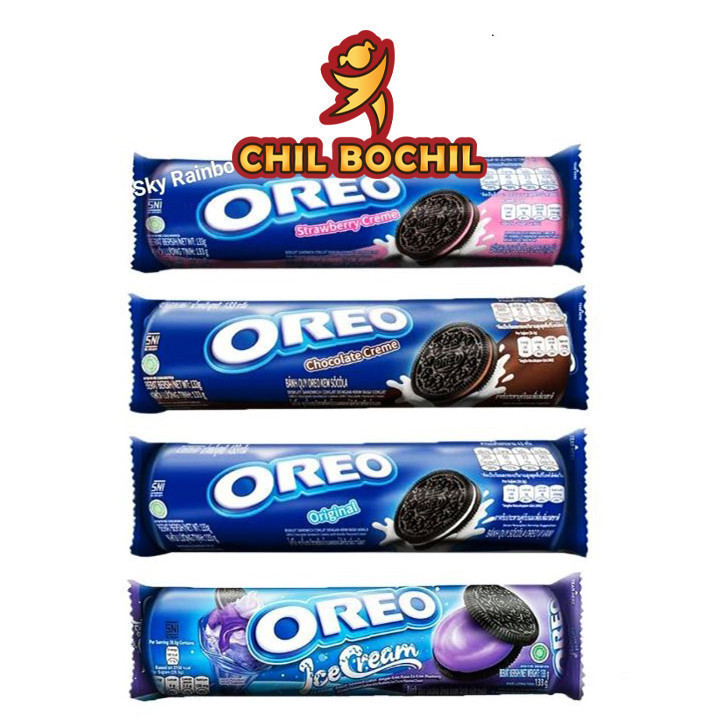 

OREO ROLL ORIGINAL VANILA & ICE CREAM 119gr , CHOCOLATE CREME, ALL VARIAN