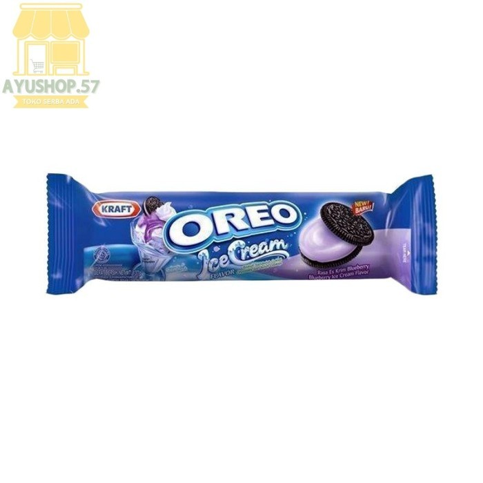 

Oreo Ice Cream Rasa Blueberry Biskuit 137 g - AYUSHOP57