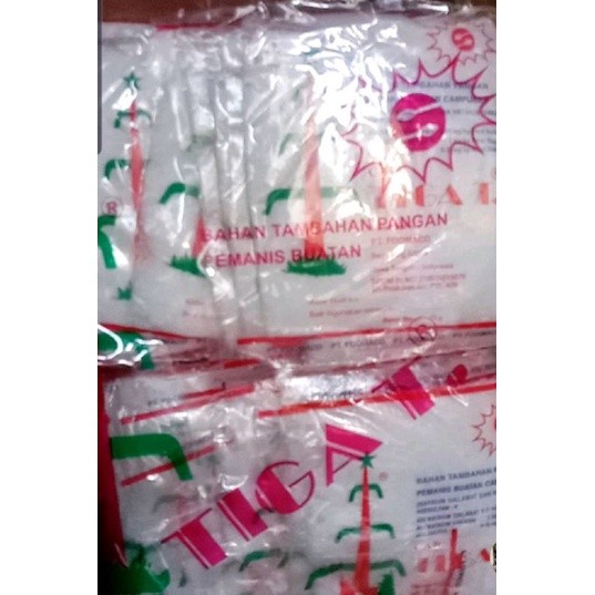 

Sari manis Pemanis cap TIGA T / TIGA TEBU bijian