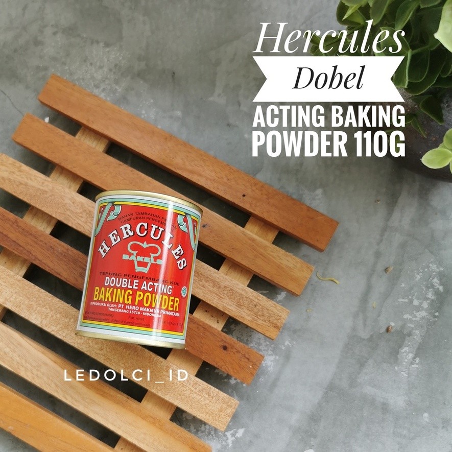 

TERMURAH! HERCULES DOUBLE ACTING BAKING POWDER KALENG 110 GR