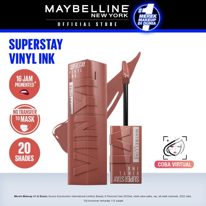 Maybelline Superstay Vinyl Ink - Liquid Lipstick - 120 PUNCHY