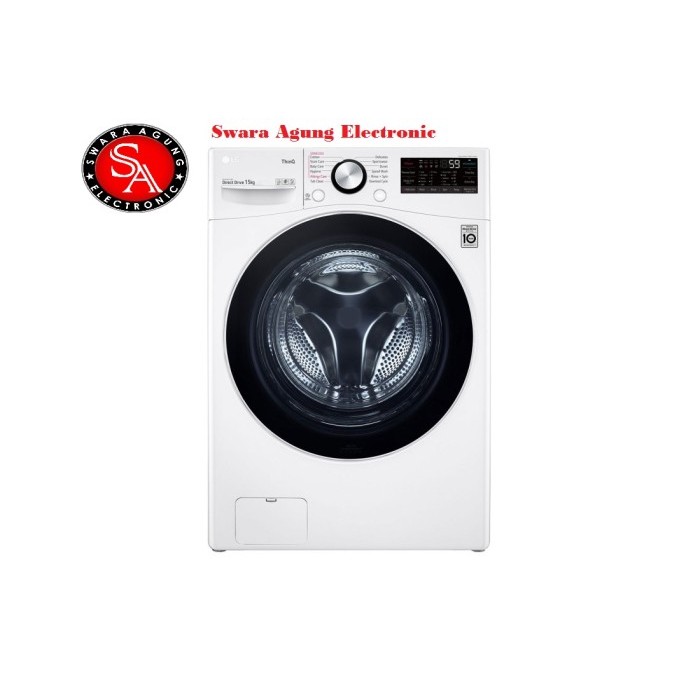 Mesin Cuci Front Loading 15Kg LG Type: F2515STGW (Khusus Daerah Medan)