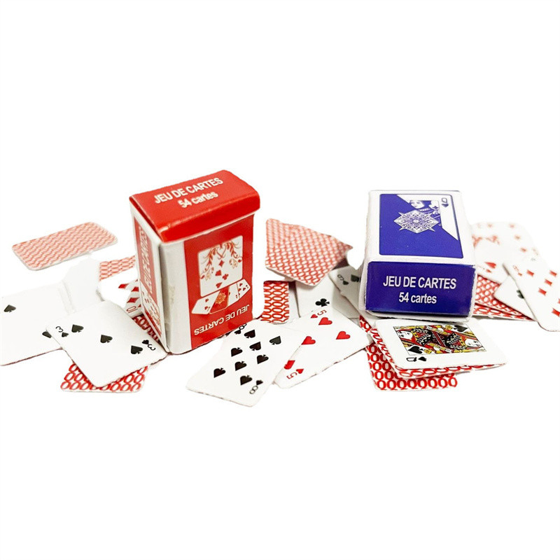 

Entertainment Funny Cute Mini Poker Game Super Small Card Spoof Gifts Travel Prank Props Intellectual Development Relieve Stress