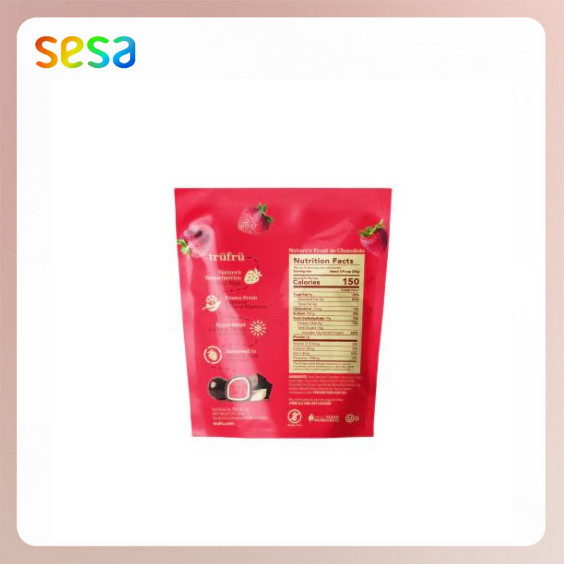 

Ay00! COKLAT TRUFRU Dark Chocolate Strawberries 119gr- Gluten FREE NON-GMO