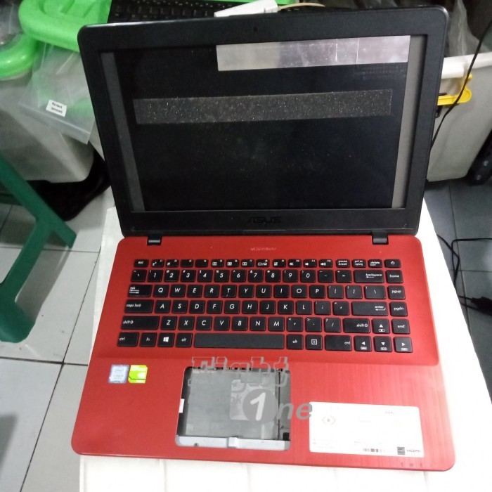 Casing Fullbody ASUS A442U A442UR X442U X442UR X442UQ - Merah