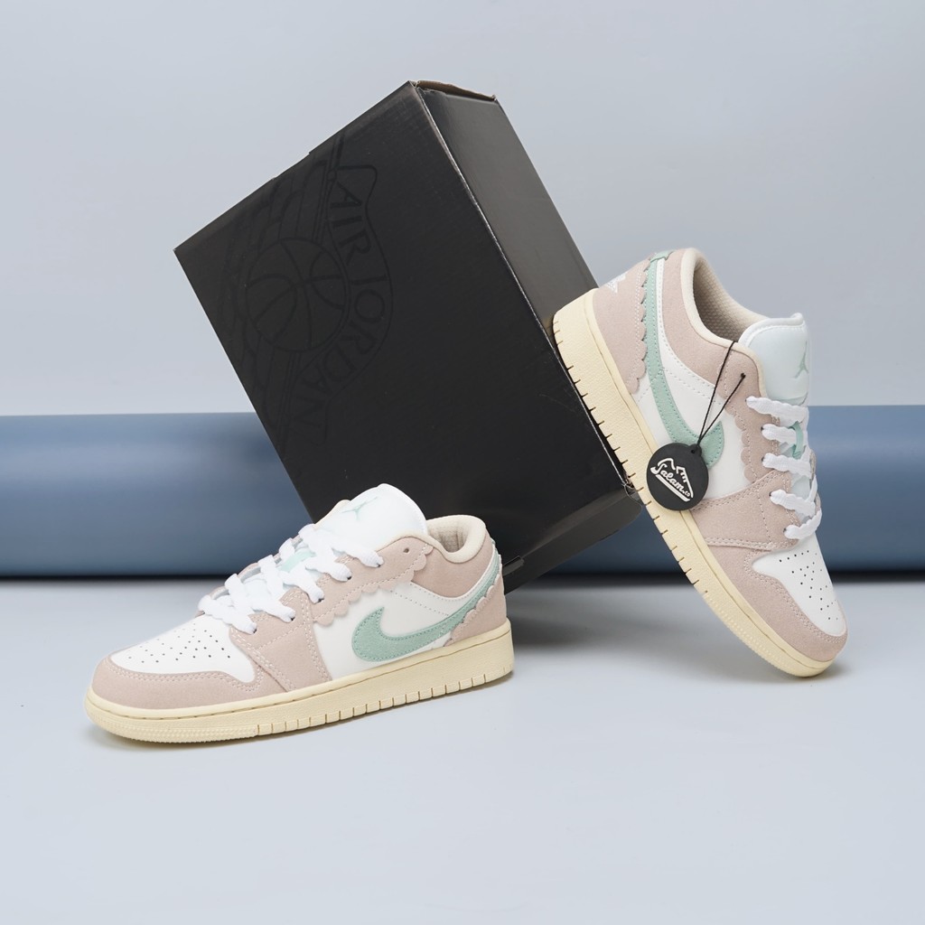 AJ 1 Low Scalloped Edge 100% Original