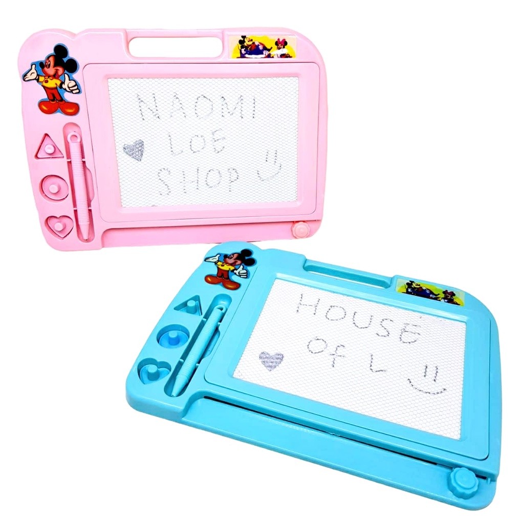 

Mickey Papan tulis magnet magnetic drawing board Mainan edukasi {BISA COD}
