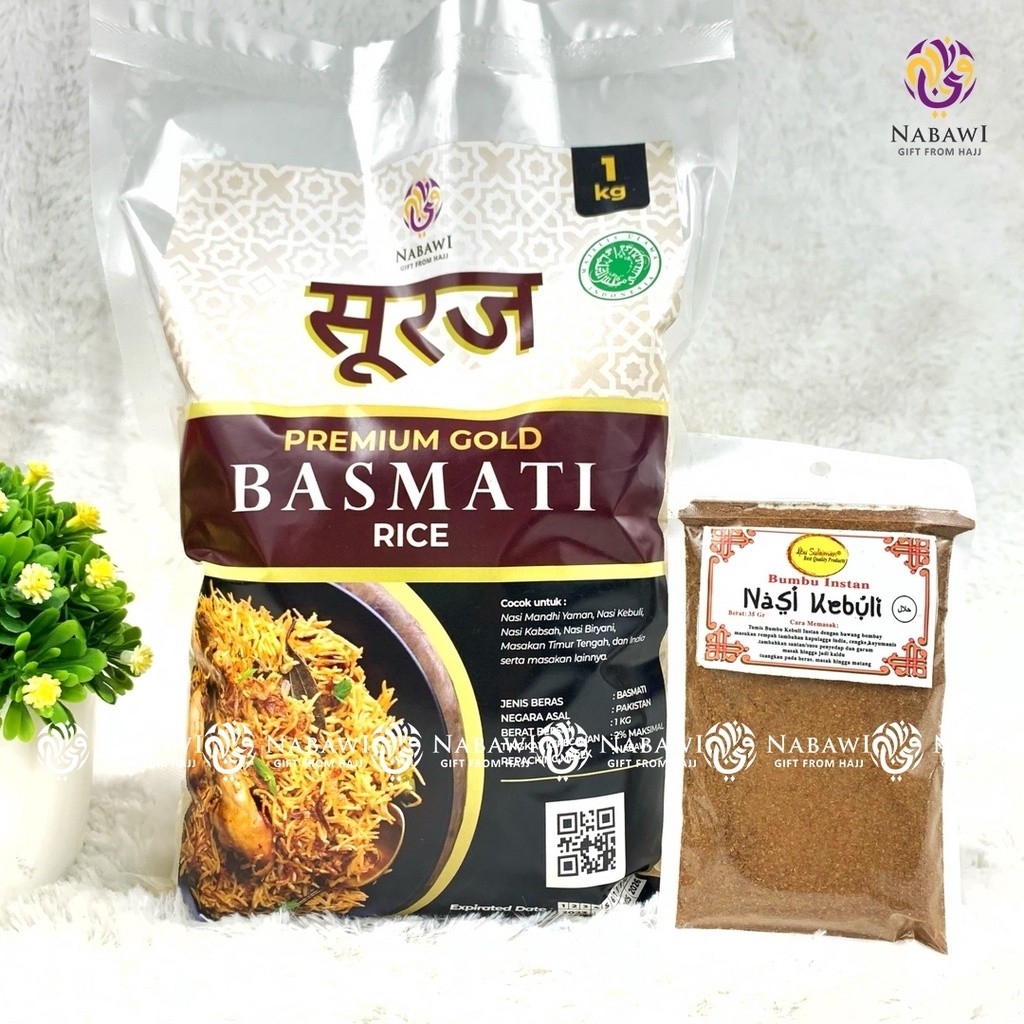 

Beras Basmati 1 Kg Bundle Bumbu Instan Khas Masakan Timur Tengah Nasi Biryani Kebuli Kabsa