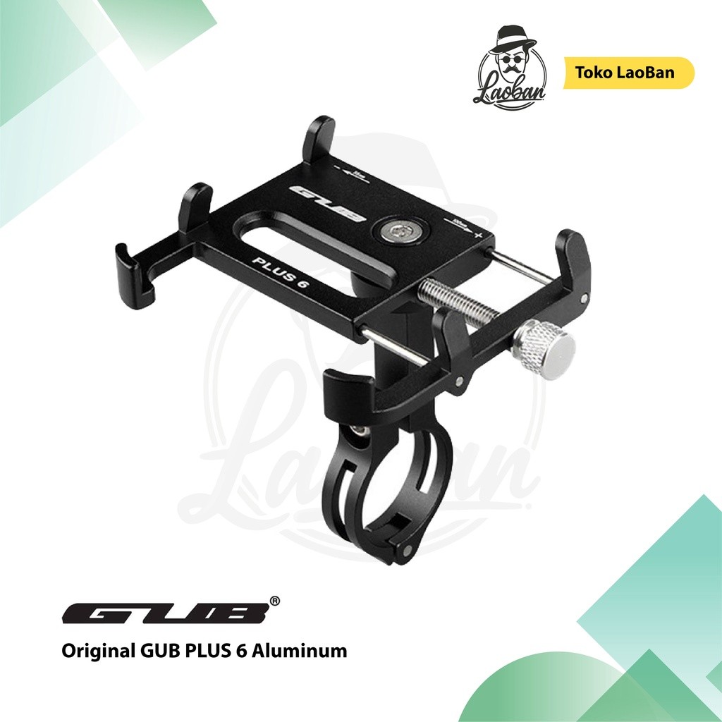 Phone Holder GUB PLUS 6 Original - Holder HP Motor Holder HP Sepeda