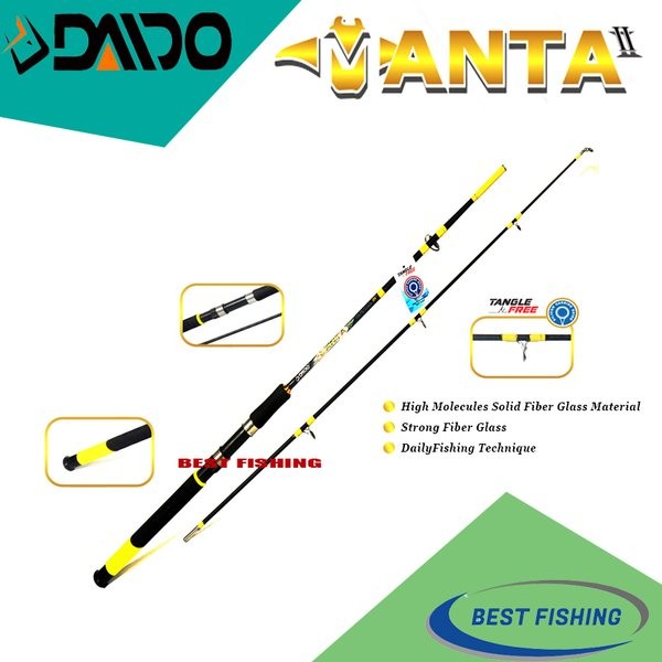 JORAN PANCING DAIDO MANTA 2 SOLID FIBER UKURAN 150 165 180 210 - JORAN MURAH