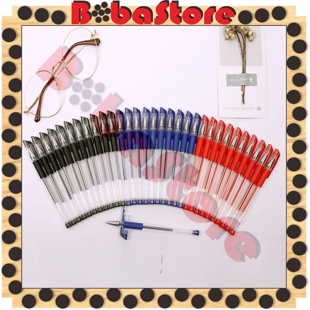 

⭐Bobastore⭐ Pena Gel 0.55mm Standard Pulpen tinta cair Alat Tulis Sekolah Kantor Pen Warna Warni Pena Ujung Lancip ATK Murah R047 R170
