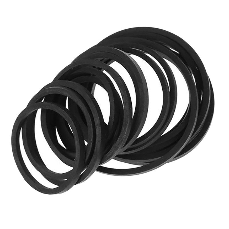 

50PCS 1Mm Tape Recorder Belt Width Mix Cassette Tape Machine Belt Assorted Common Square Rubber Belt