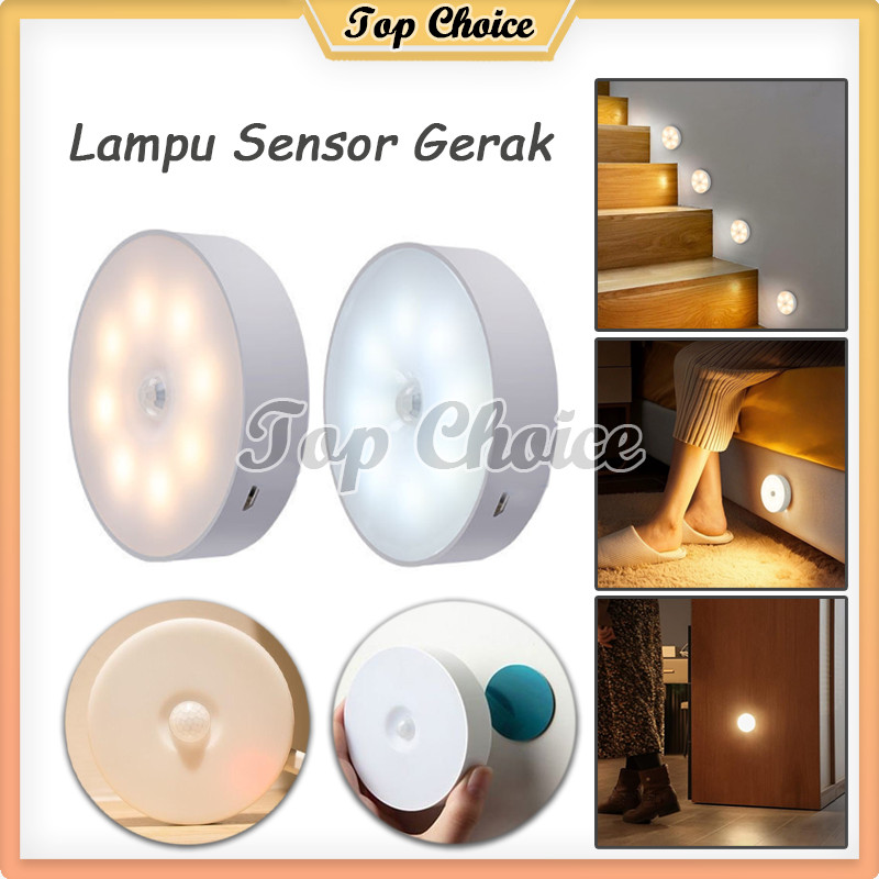 Lampu Sensor Gerak Led / Lampu Tidur Multifungsi Lampu / Lampu Sensor Gerak Magnetic Motion Sensor L