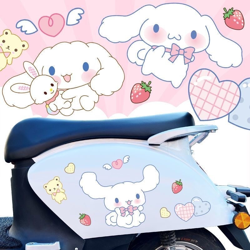 stiker lucu /stiker murah /stiker sepeda lucu /Cinnamon Dog Sticker